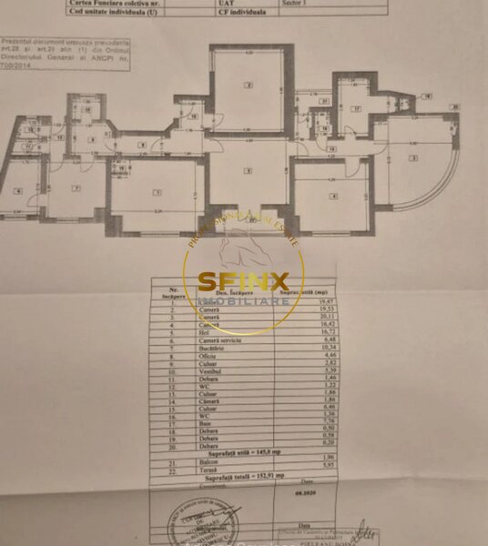 Magheru, apartament 4 camere, etajul 2, bloc interbelic fara risc,